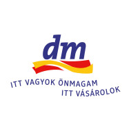 dm-drogerie markt Kft. logó, embléma