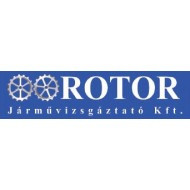Rotor Kft. Műszaki vizsgaállomás-Autószerelő-Autóvillamossági szerviz logó, embléma
