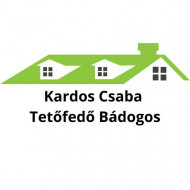 Kardos Csaba tetőfedő logó, embléma