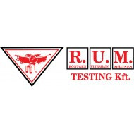 R.U.M. Testing Kft. Ipari roncsolásmentes anyagvizsgálat-Hegesztési varratok-Csővezetékek-Tartályok logó, embléma