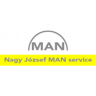 Nagy József MAN Kamion és tehergépjármű szerviz logó, embléma