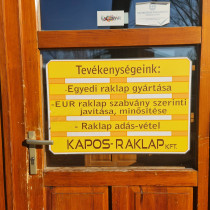 Kapos-Raklap Kft. - Raklap adás - vétel, javítás