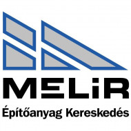 Melir Építőanyagkereskedés logó, embléma
